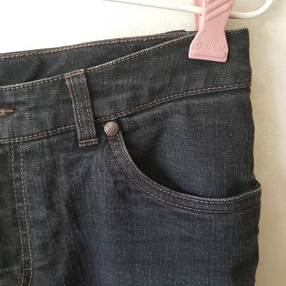 Windriver Black Tmax Fleece Lined Wide Straight Leg Jeans - Picture 6 of 15